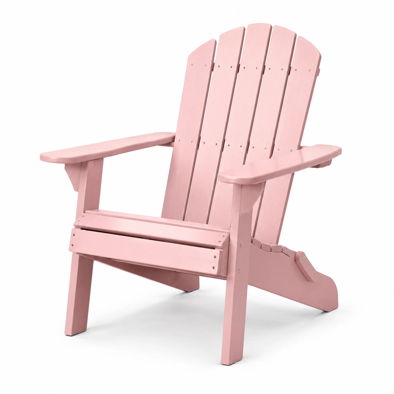Sedia Adirondack in legno composito rosa