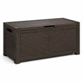 Baule in plastica marrone 117x45x57 cm